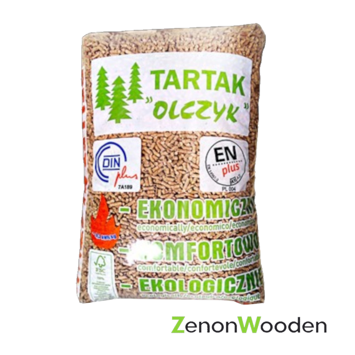 Pellet Olczyk ENplus A1 6 mm 975 kg (65 x 15 kg)