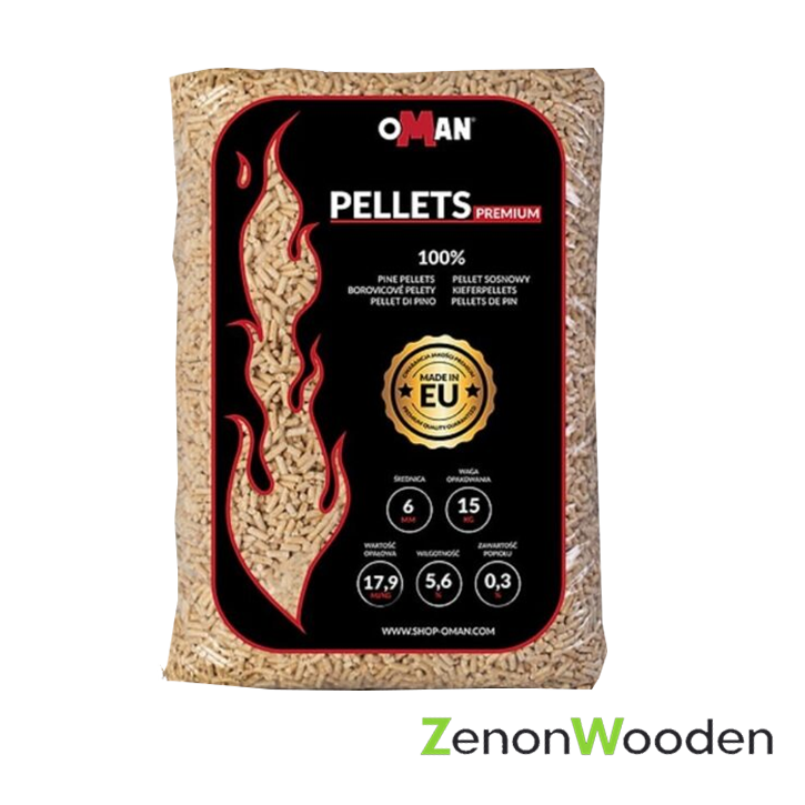 Pellet OMAN ENplus A1 6 mm 975 kg (65 x 15 kg)