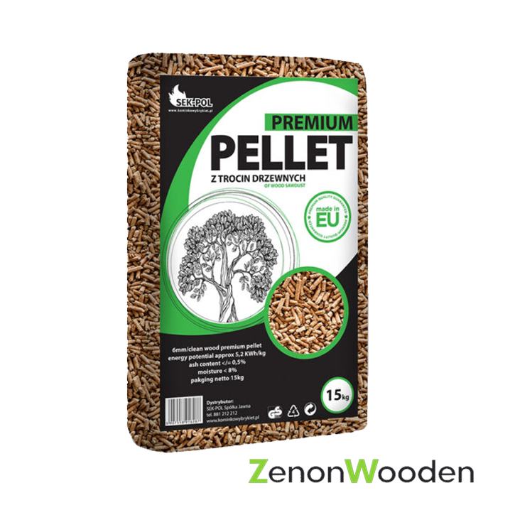 Pellet SEKPOL ENplus A1 6 mm 975 kg (65 x 15 kg)